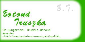 botond truszka business card